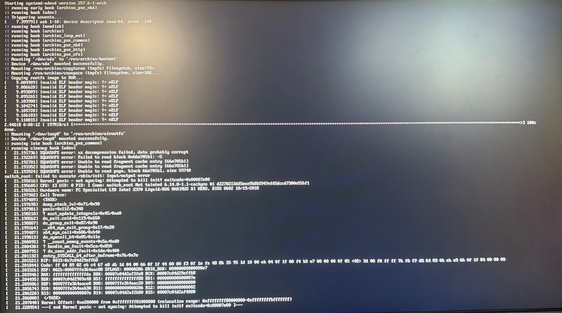 Can't install desktop ver - Issues & Assistance - CachyOS Forum