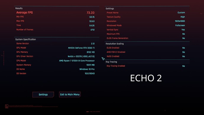 echo 2