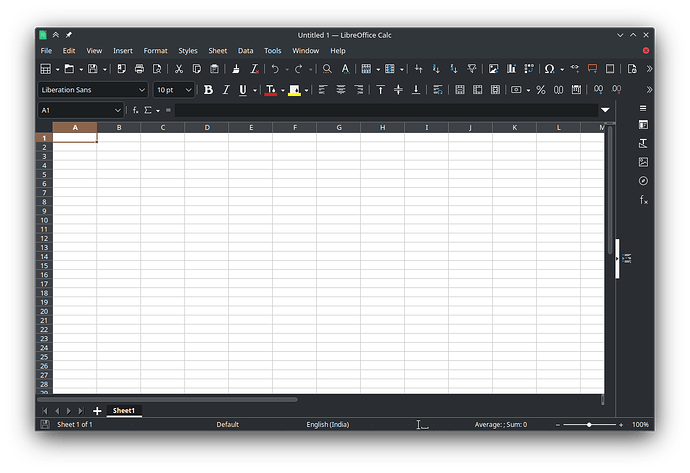 Calc on Primary Display