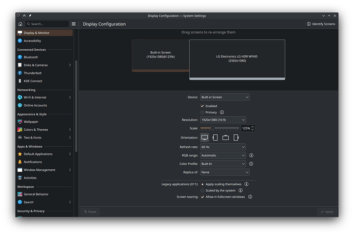 Display Setting