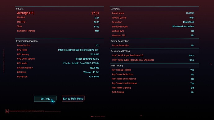 1091500_4 Intel XeSS w⁄ Ray Tracing